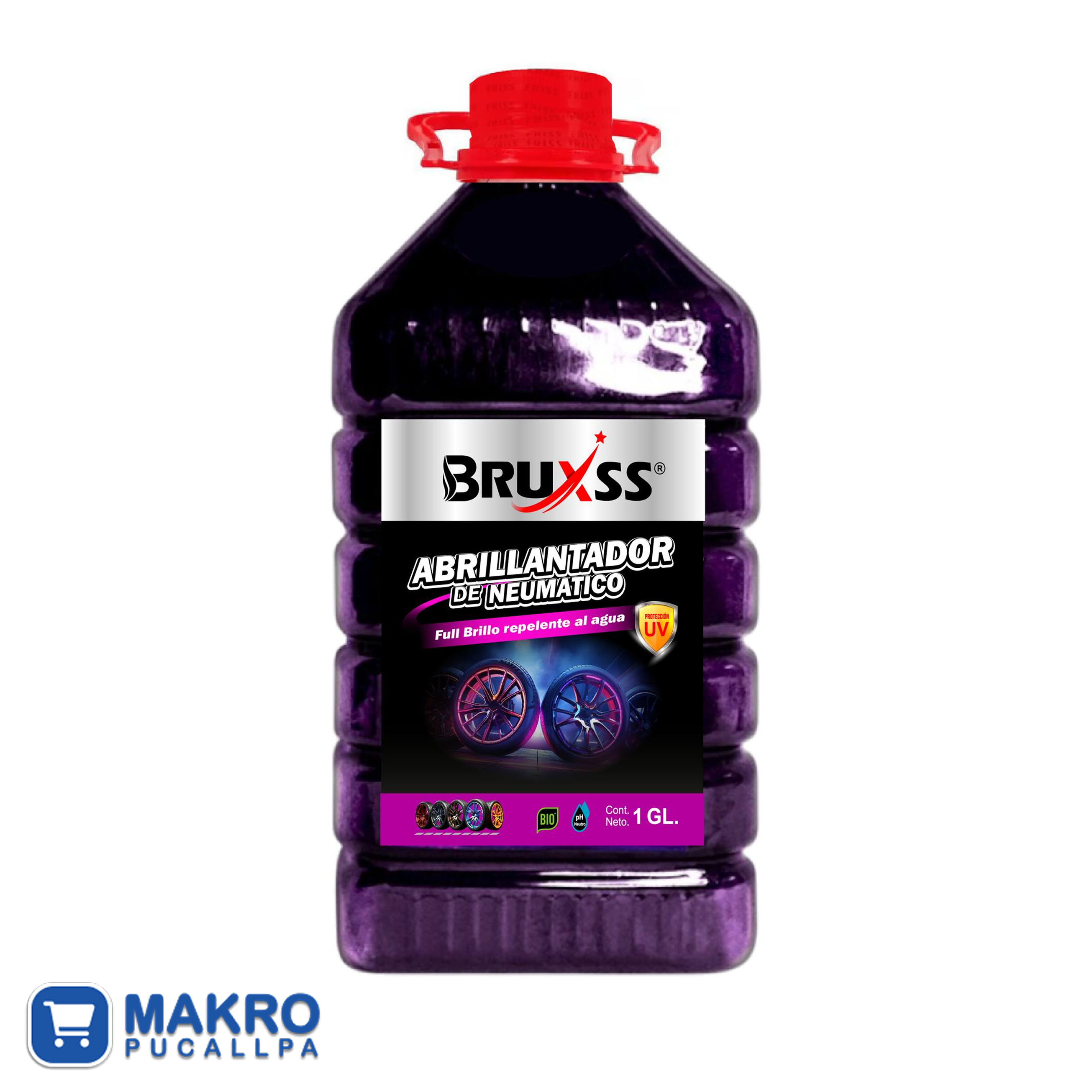 ABRILLANTADOR DE LLANTAS GALON 3.5LT MARCA BRUXSS PQ*6 UND