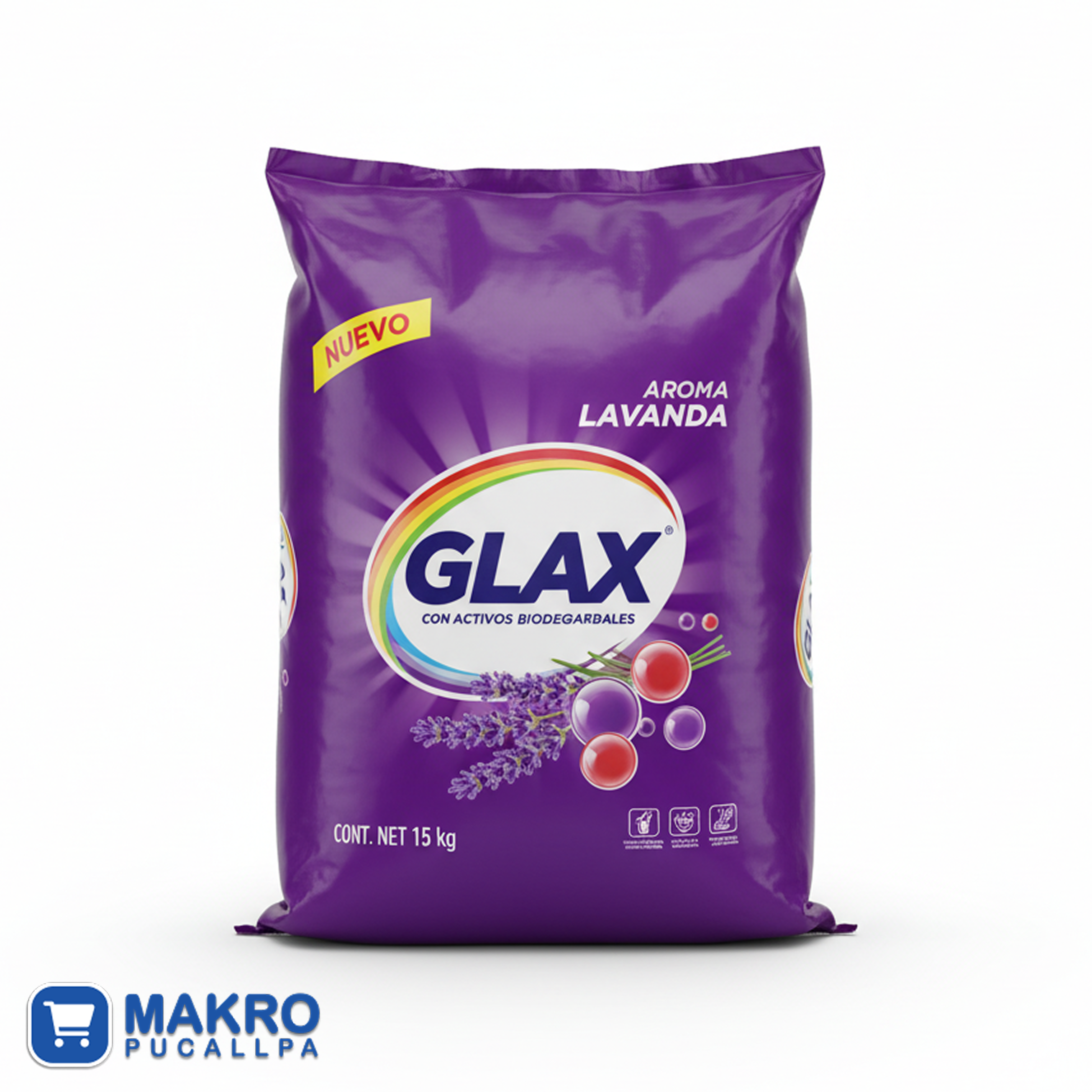 DETERGENTE GLAX AROMA LAVANDA X 15KG
