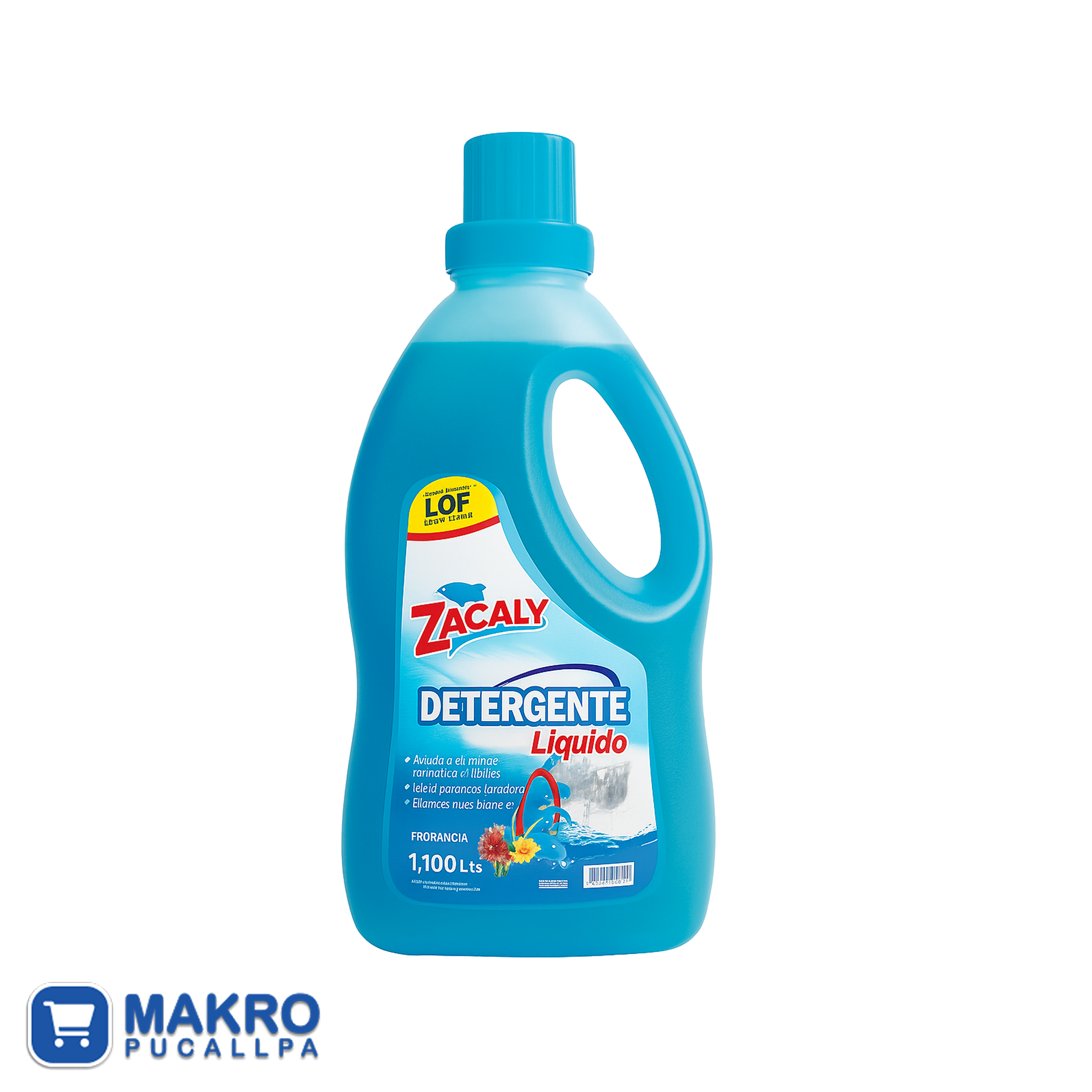 DETERGENTE LIQ. X 1LT MARCA ZACALY PAQ*12 UND