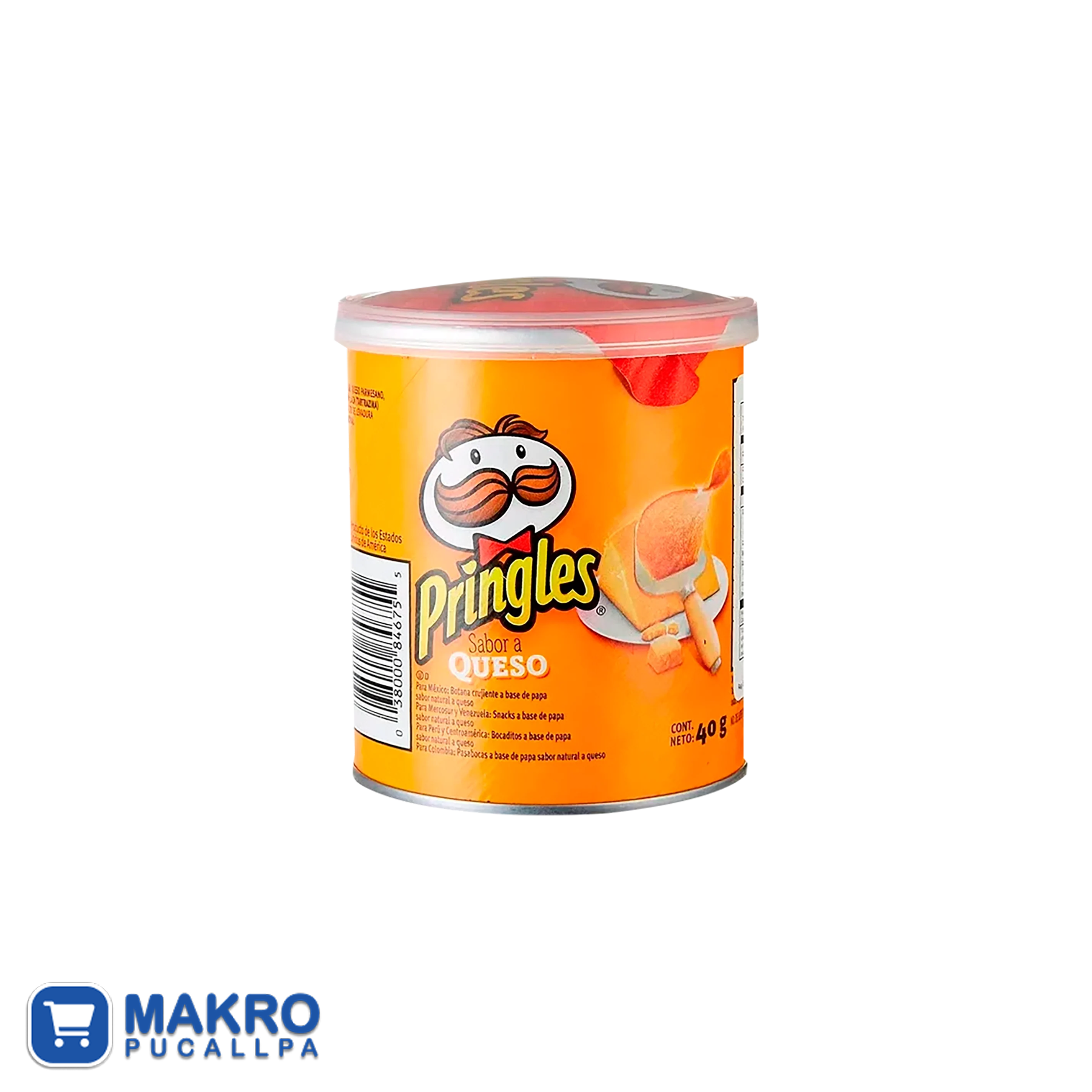 PRINGLES CHEDDAR CHEESE(QUESO) CJA*12 X 40GR